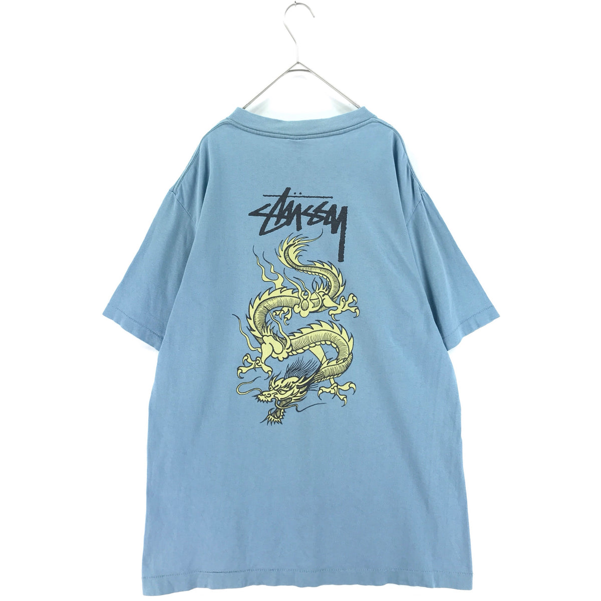 stussy t-shirt 80s dragon print– train in vain