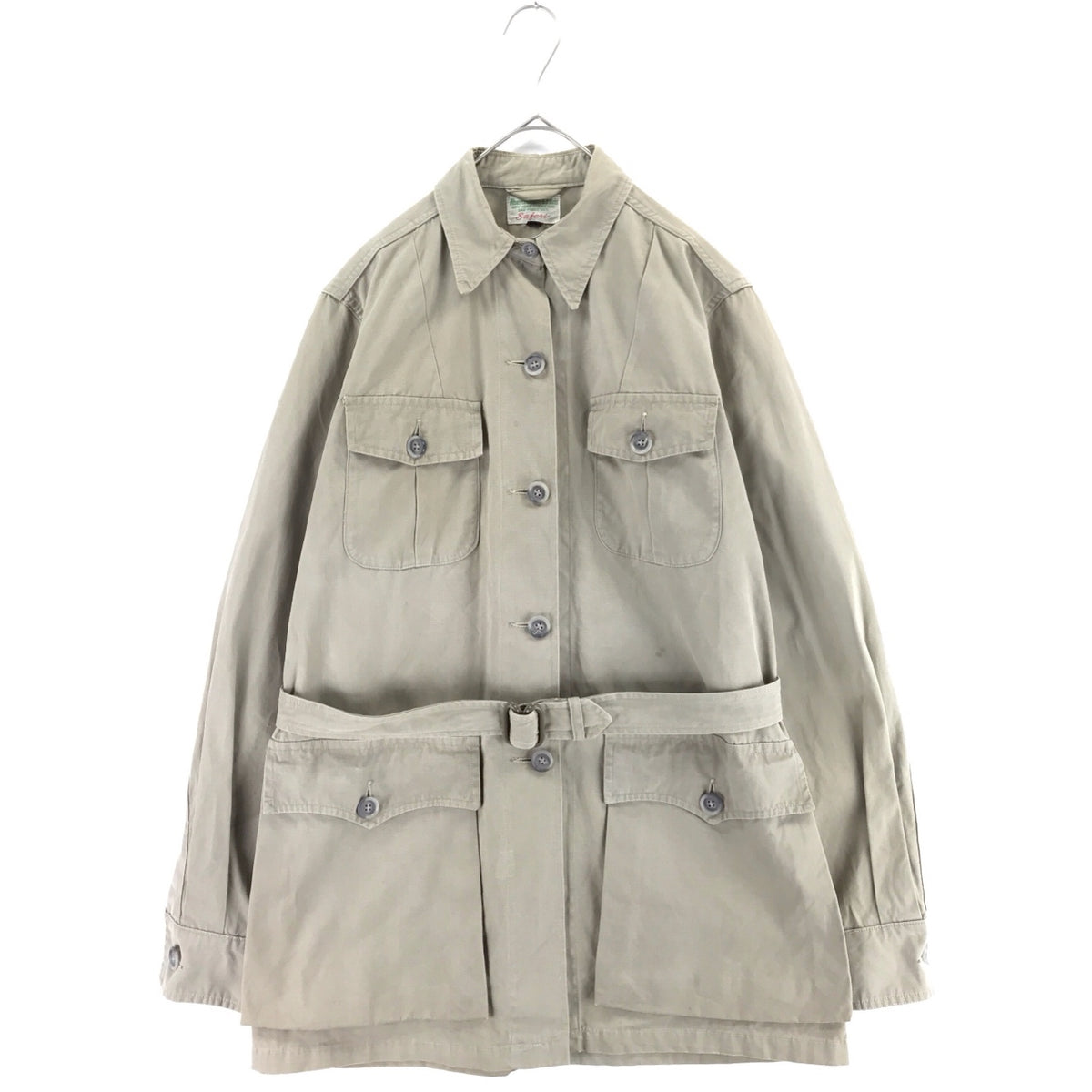 Abercrombie&fitch Safari サファリジャケット 70's】Vintage Abercrombie & Fitch Safari Jacket