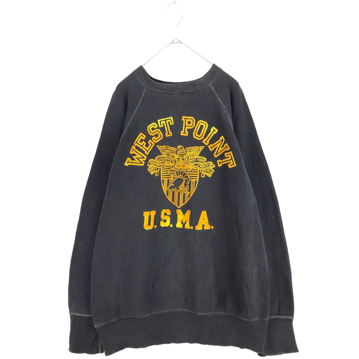 sweat shirt 60s west point usma– train in vain