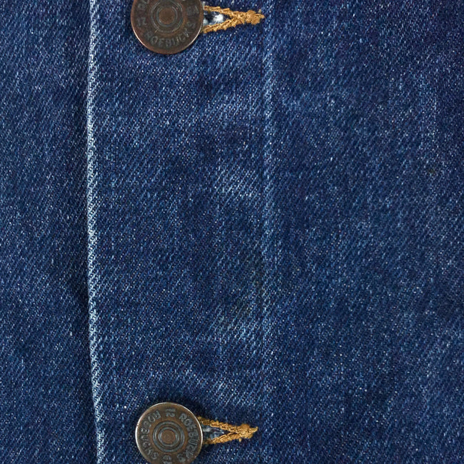 sears western wear denim jacket 70s
