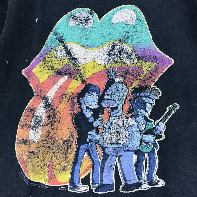 the rolling stones × the simpsons tee 00s