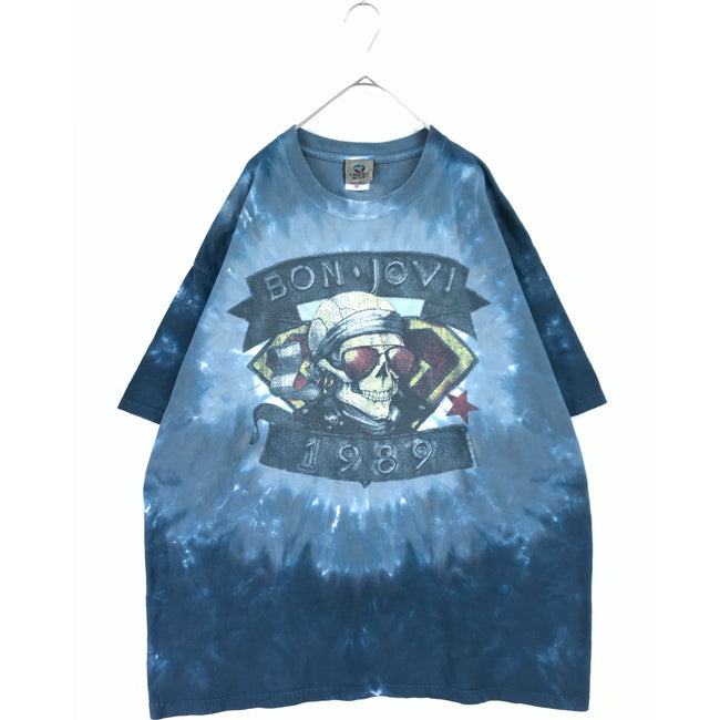 bon jovi liquid blue tie-dye tee 2007