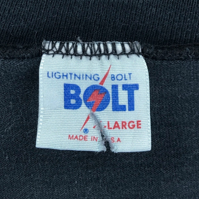 lightening bolt football tee 90s