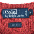 ralph lauren silk cable sweater
