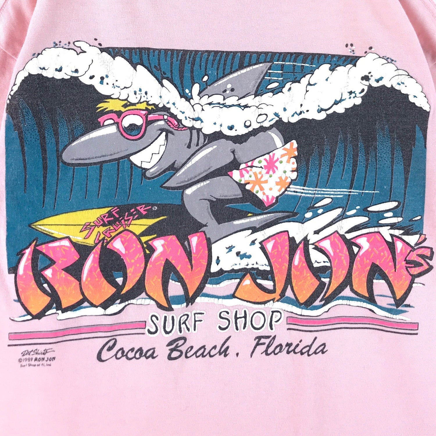 ron jon pocket t-shirt 80s– train in vain