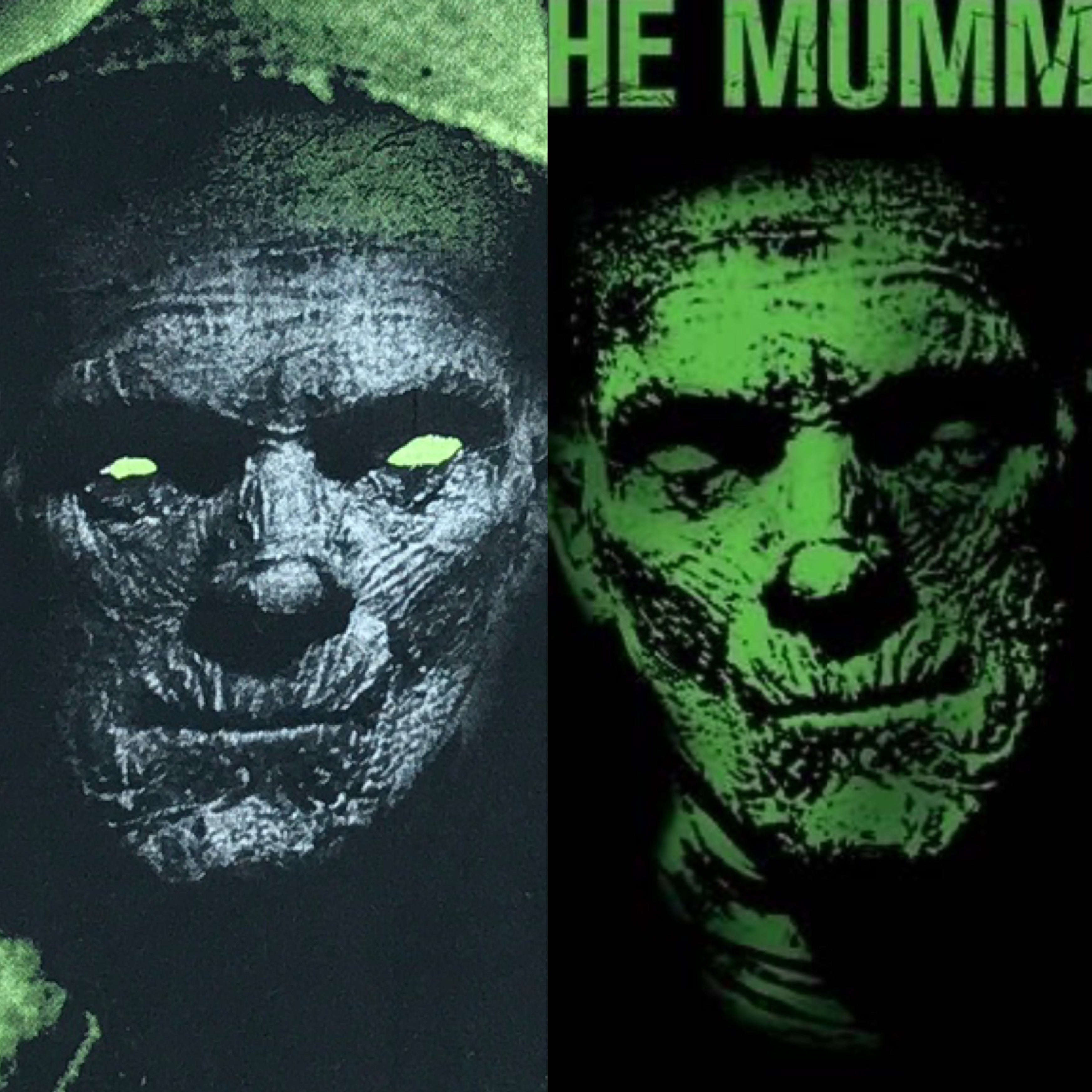 90s The Mummy ミイラ プリント Tシャツ XL 黒 ムービー 映画