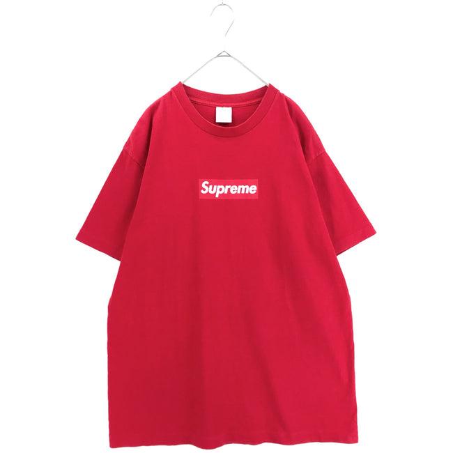 supreme t-shirt 90~00s box logo red– train in vain