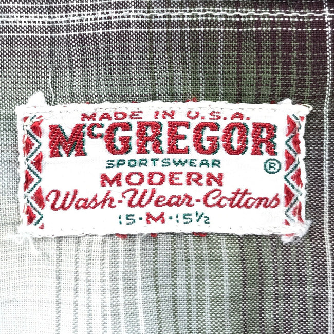 mcgregor open collared shirt 60s