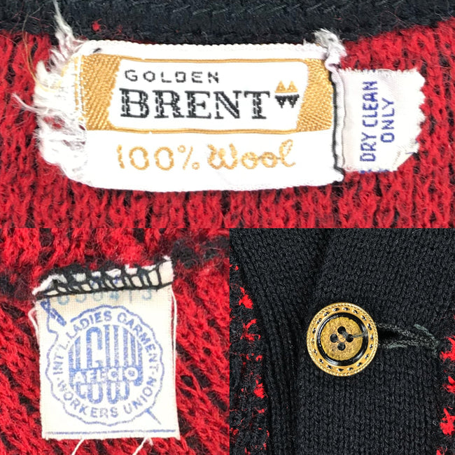 brent wool cardigan 60s