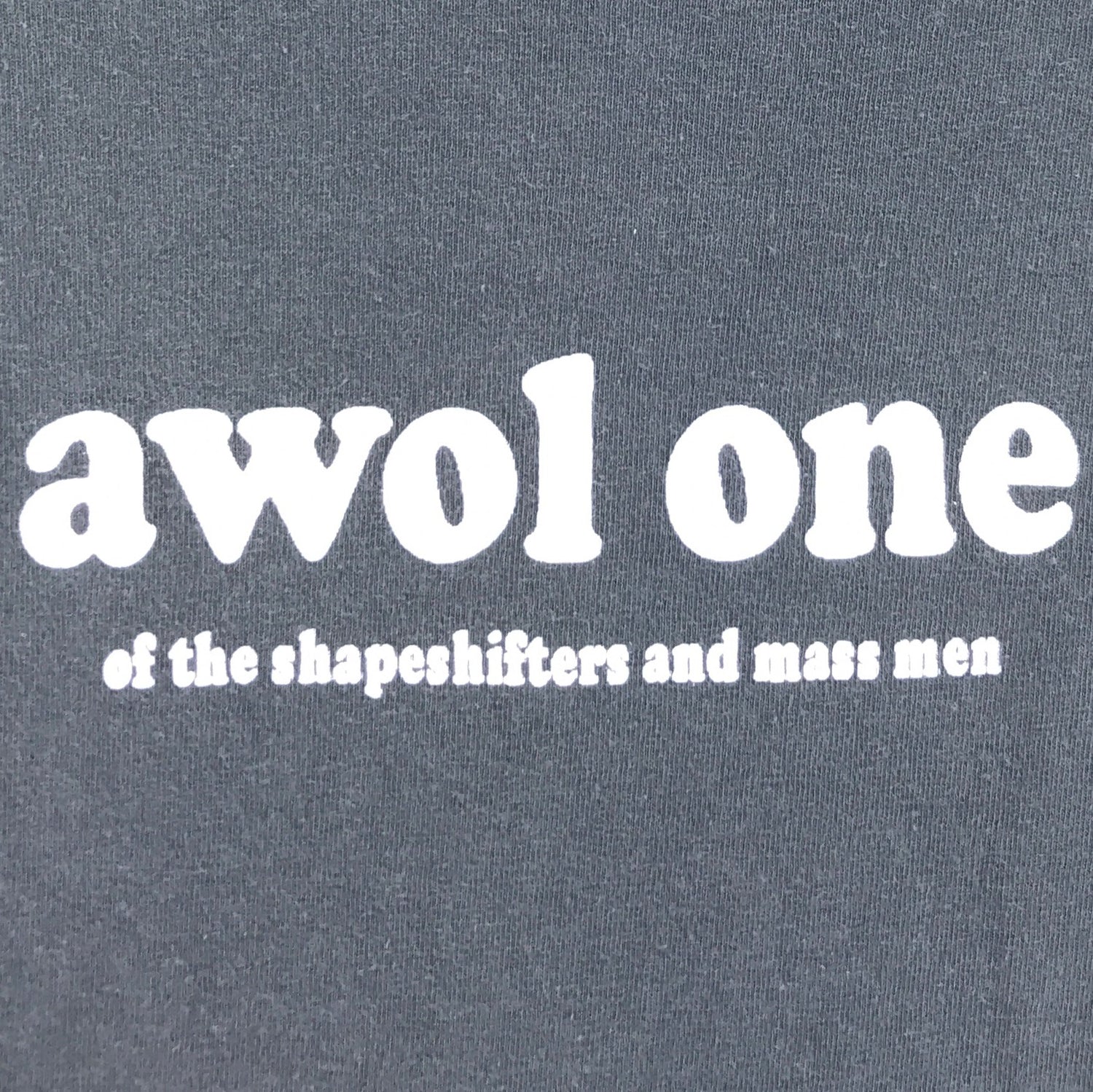 awol one t-shirt 00s– train in vain
